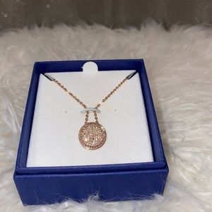 Swarovski Gold Pendant Necklace